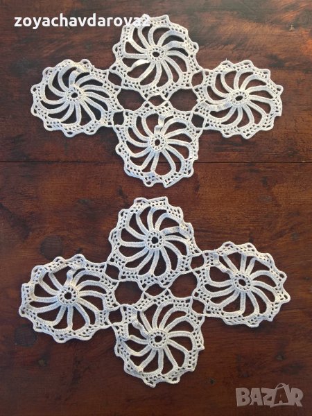 2 БР. ЕДНАКВИ КАРЕТА ПЛЕТЕНИ НА ЕДНА КУКА. НОВИ!, снимка 1