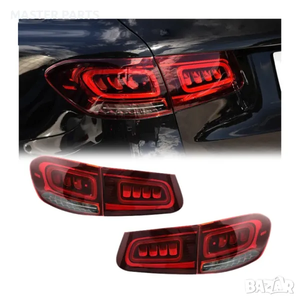 Чисто Нови Тунинг LED Стопове за Mercedes GLC (W253) Facelift Визия 2019-2022 - Plug & Play, снимка 1