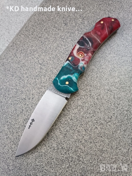 Сгъваем нож ръчно изработен от 1.4116 стомана, снимка 1