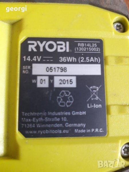 Винтоверт Ryobi 14,4v !!! За части, снимка 1