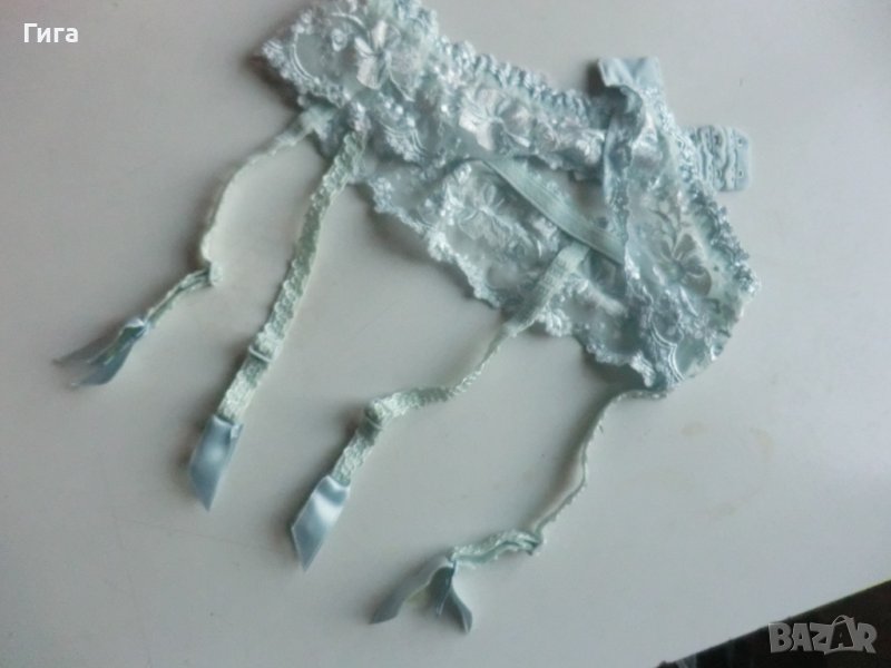 светлосин жартиерен колан, снимка 1