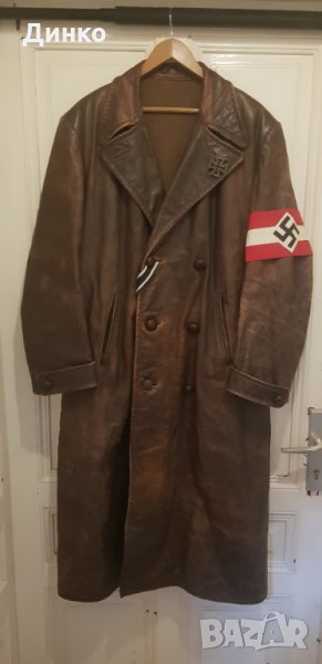 Немско офицерско кожено яке от Втората световна война оригинал , снимка 1