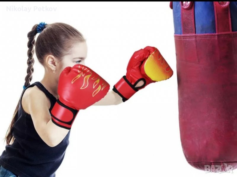 Детски боксови ръкавици и мечи лапи, снимка 1