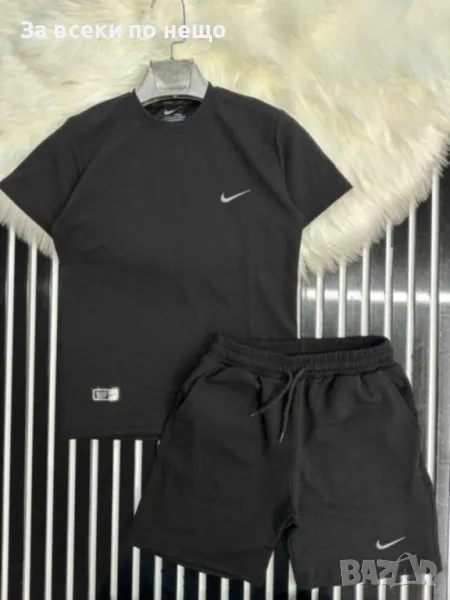 Nike Детски Черен Къс Летен Комплект Найк Размери: 8г, 16г Код B293, снимка 1