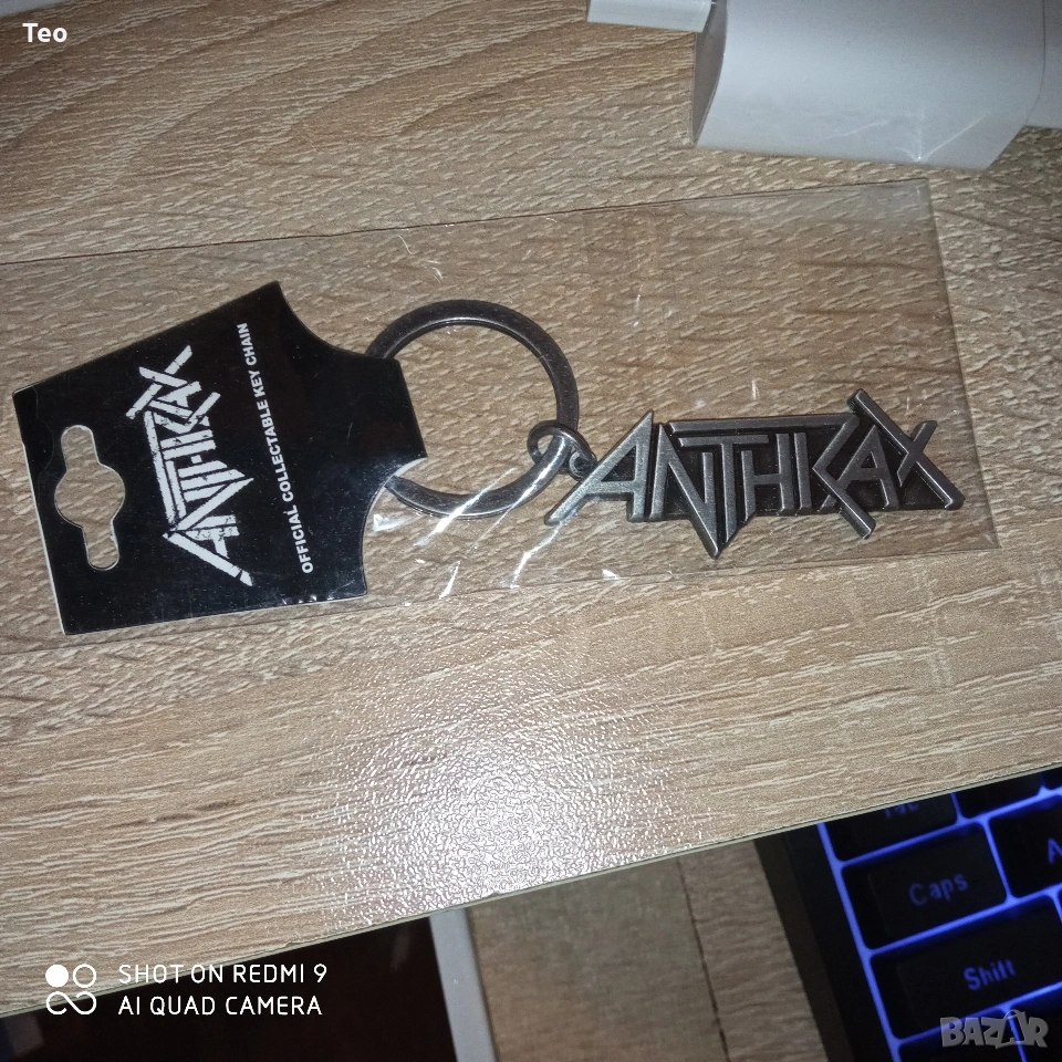 НОВ официален ключодържател на Антракс / Anthrax, снимка 1