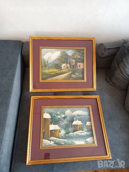 Две стари картини , снимка 1