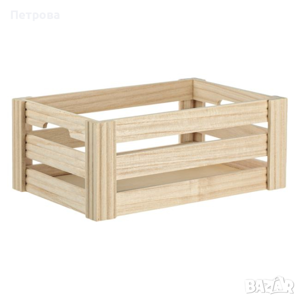 Дървена щайга-30x20x12 см./декоративна дървена щайга, снимка 1