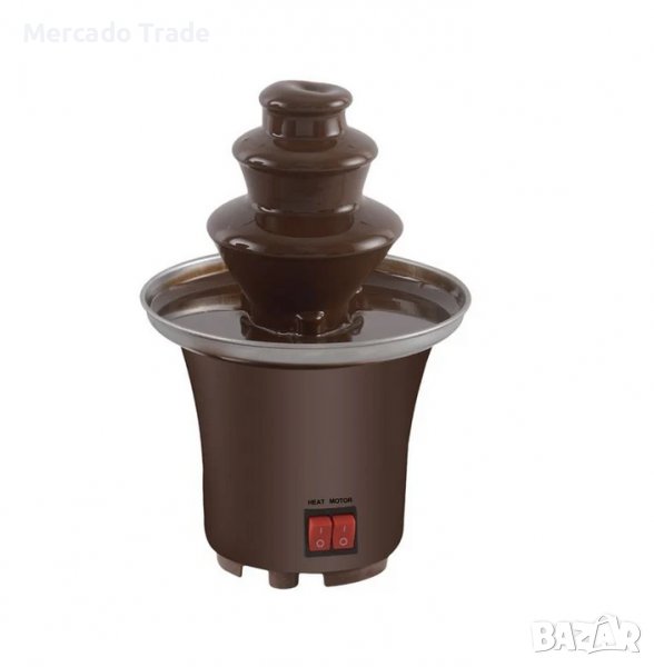 Фонтан Mercado Trade, Електрически, За шоколадово фондю, За домашна употреба, Кафяв, снимка 1