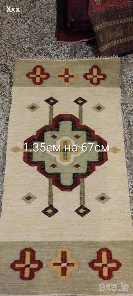 Ръчно тъкана вълнена пътека.Антика за ценители., снимка 1