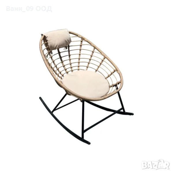 Градинско релакс кресло с възглавници , снимка 1