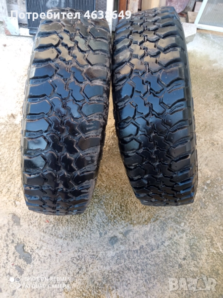 Продавам 2бр. оф-роуд гуми Силвърстоун /употребявани /, размер 215-75-16, без лепенки. Цена 160лв , снимка 1