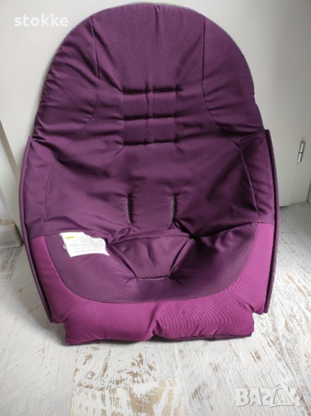 Текстилна седалка + възглавница за кош Stokke, снимка 1