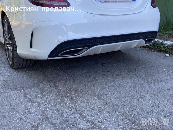 W205 Заден дифузьор за  АМГ, снимка 1