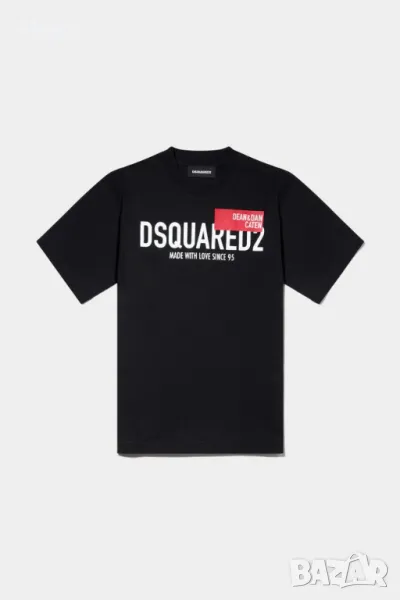Детска тениска Dsquared2 в черно, снимка 1