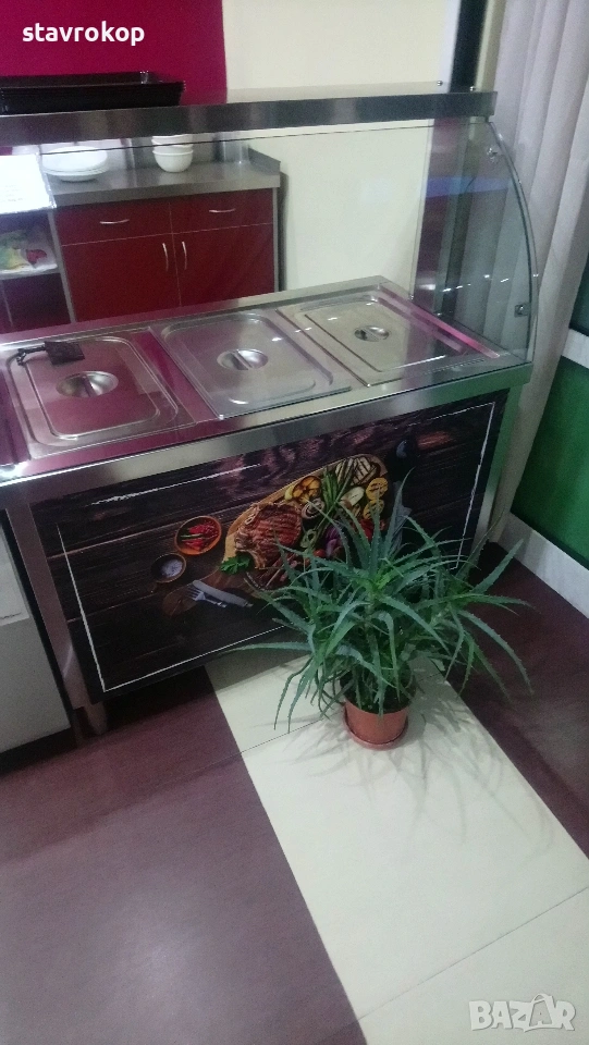 Топла витрина за 3 гастронорми, снимка 1