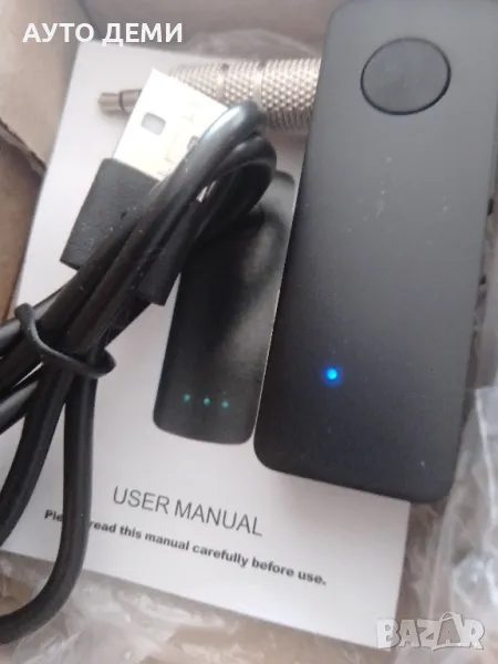 Hi Fi стерео 2 в 1 блутут адаптер 5.3 Bluetooth приемник и предавател , снимка 1