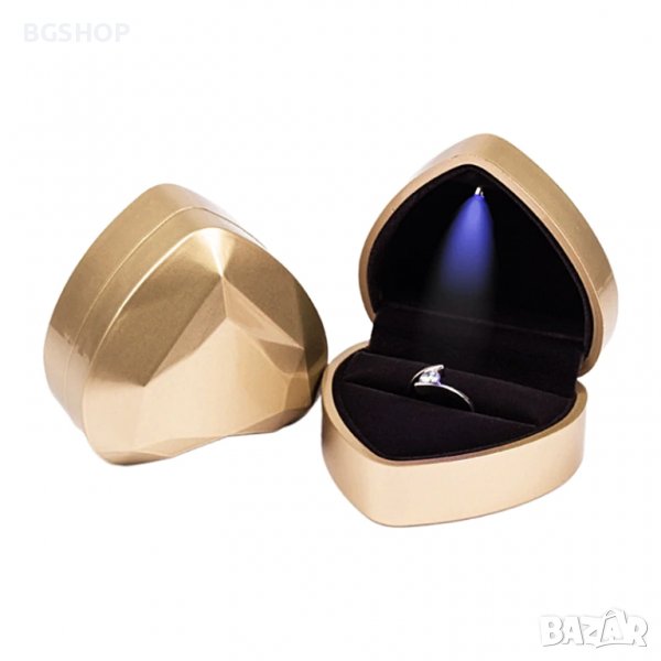 Кутия за Сватбен / Годежен пръстен - Beige, снимка 1