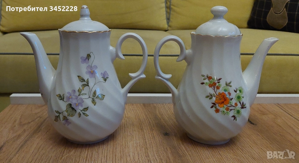 порцелан България две кани за ценители , снимка 1