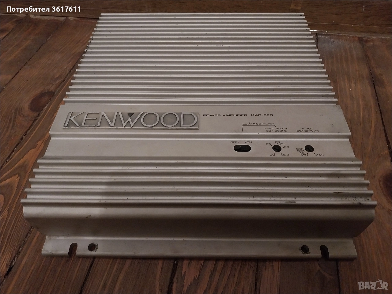 Усилвател стъпало за автомобил Kenwood, снимка 1