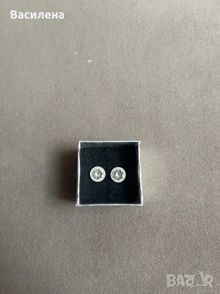 Сребърни обеци , снимка 1
