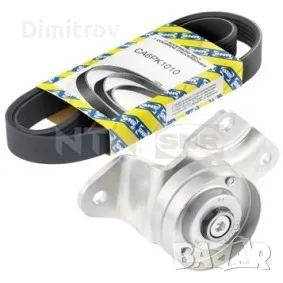 Комплект пистов ремък и ролка за Рено Лагуна/ Рено Сафран/ Рено Еспейс MK3  2.2dt - 113 к.с , снимка 1