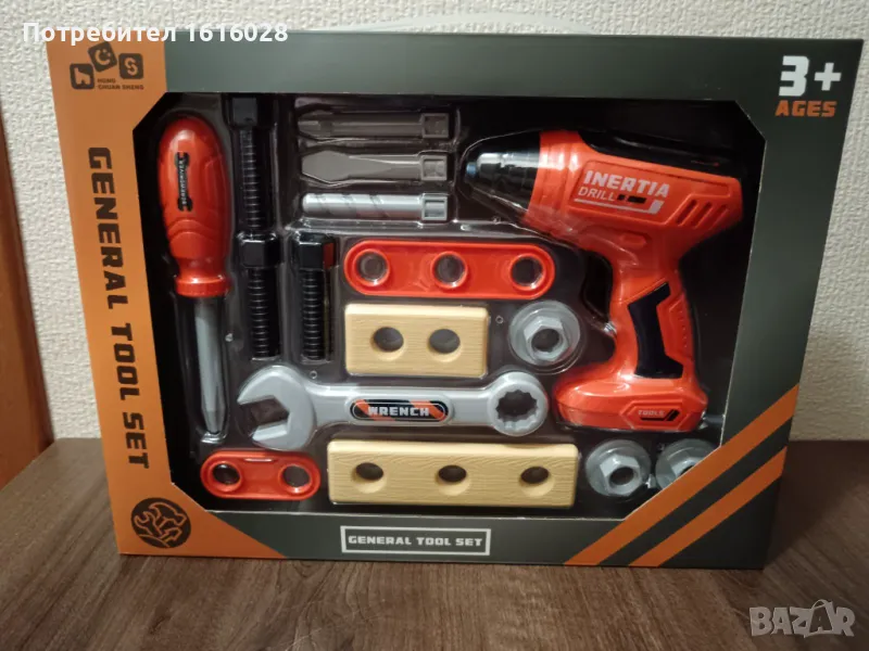 Нов детски сет от пламасови електроинструменти., снимка 1