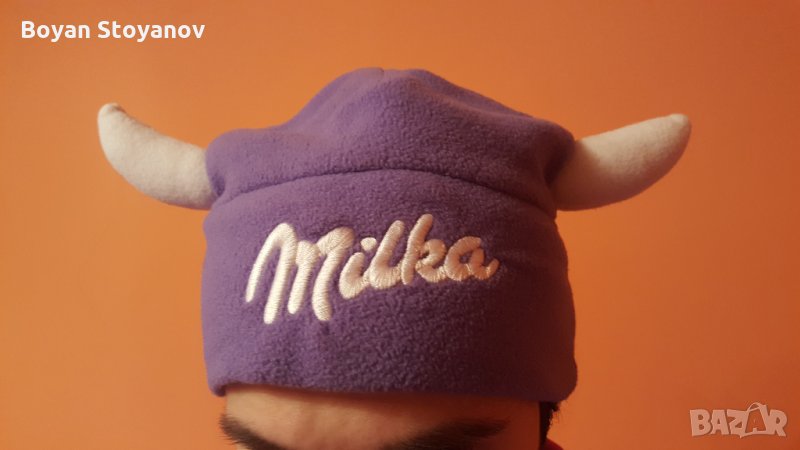 Зимна шапка Милка с рога , снимка 1