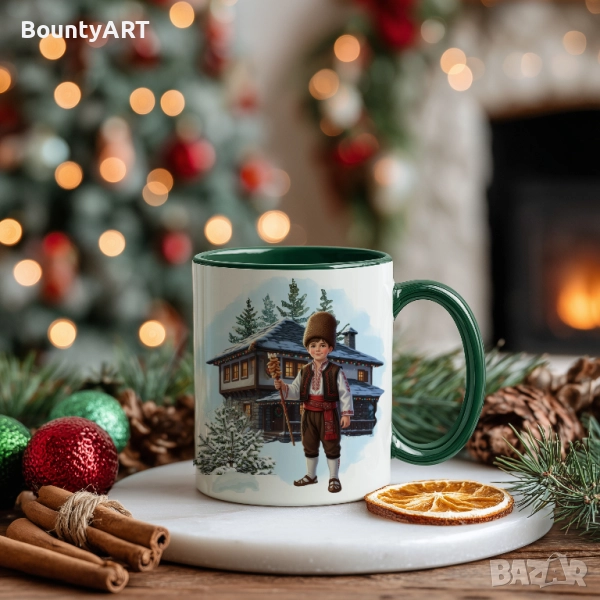 Коледен подарък персонализирана чаша, снимка 1