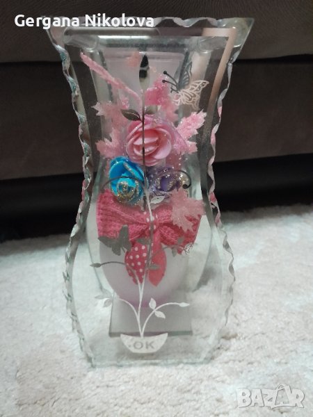 Ваза,възглавнички и постелка за баня/тоалетна, снимка 1