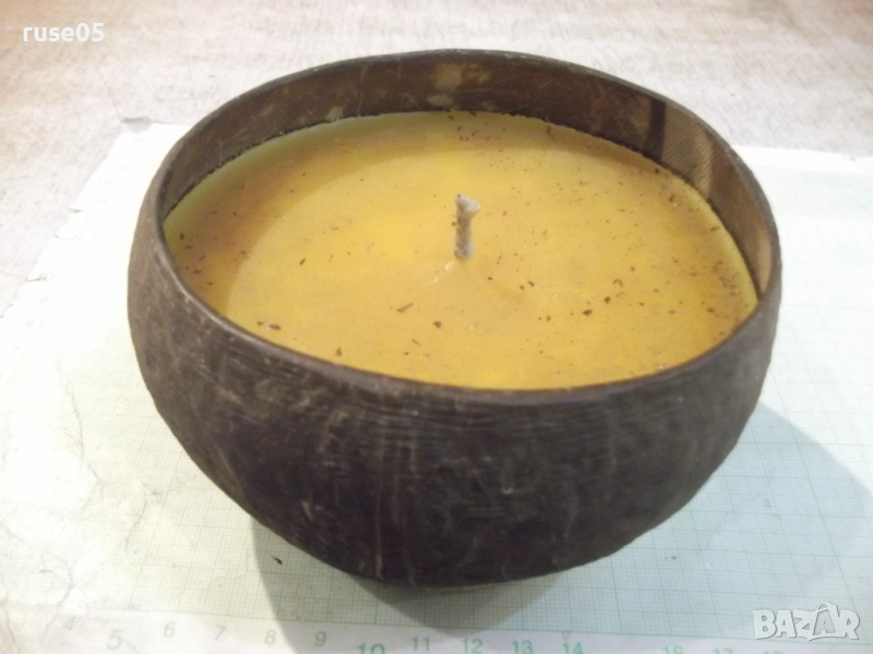 Свещ "Кокосов орех", снимка 1