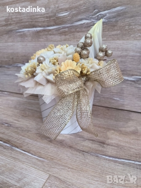 Коледни сапунени букет, снимка 1