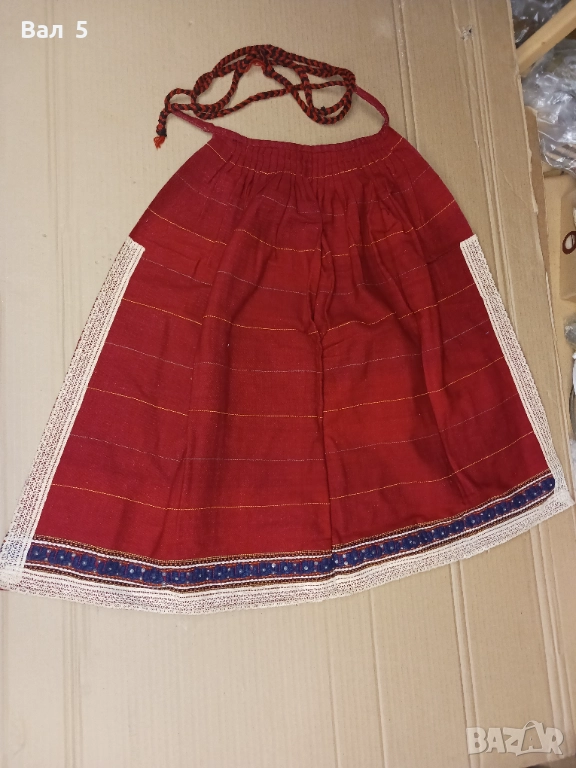 Автентична ХЪРЦОЙСКА тъкана престилка , носия, снимка 1