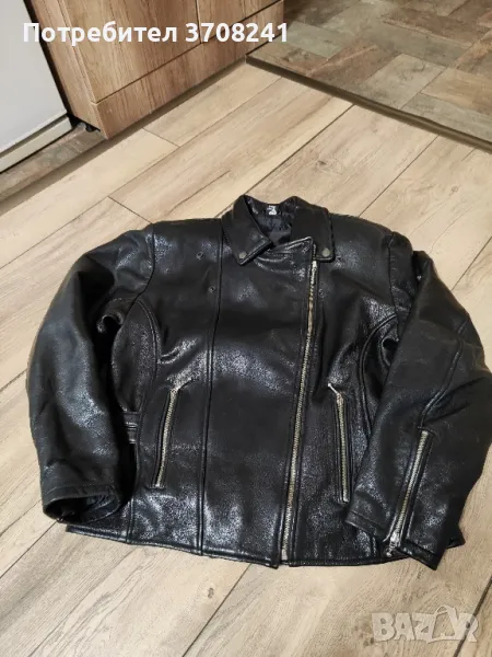 мъжко кожено мото яке, снимка 1