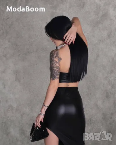 Дамски черен комплект , снимка 3 - Костюми - 48686899