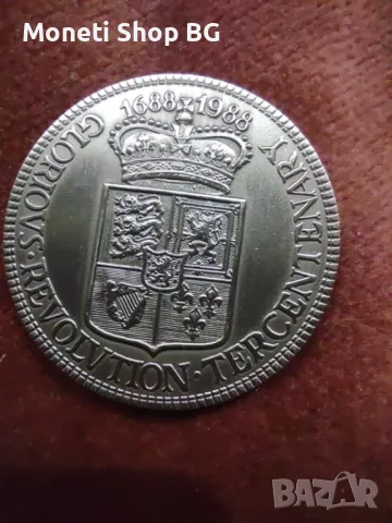 Уилям и Мери , 1988 г сребро, снимка 3 - Нумизматика и бонистика - 50211216