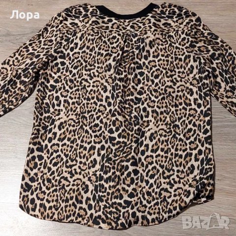 Дамска тигрова риза ZARA, снимка 3 - Ризи - 48435884