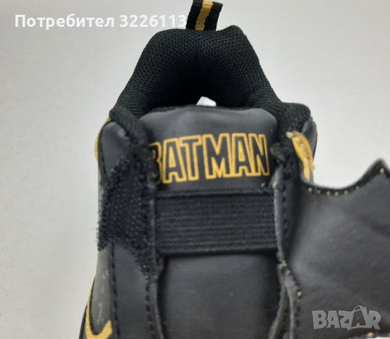 Детски маратонки с лепенка Character LTS Batman, размер 23 /UK C6/ стелка 11.5 см.. , снимка 4 - Детски маратонки - 39128498
