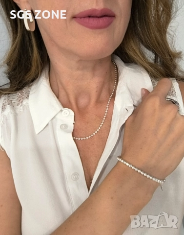 СРЕБЪРНИ ОБЕЦИ 925, снимка 7 - Обеци - 52393234