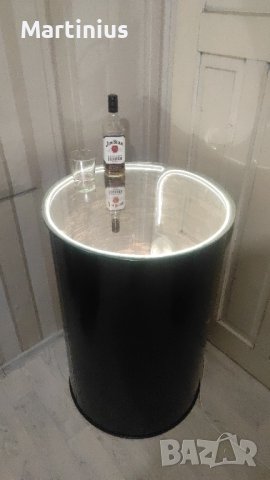 3D  бар маса с ефект на безкрайност/ 3D infinity mirror bar table 