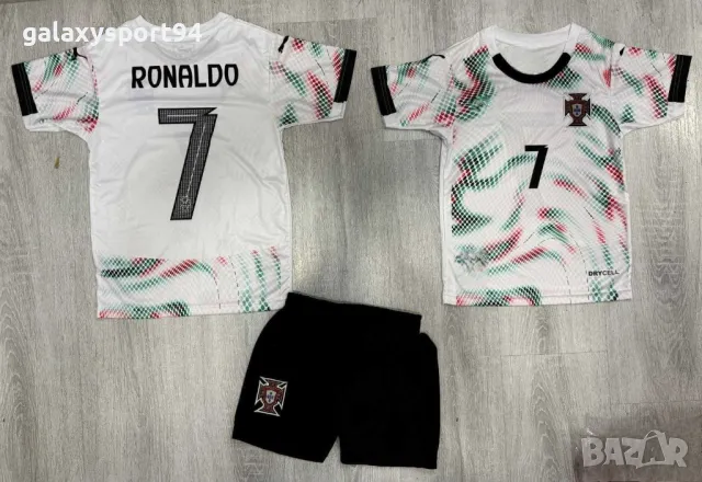 Син Детски Екип CR7 RONALDO Ал Насър Шарен 2025г Комплект с чорапи, снимка 5 - Футбол - 49674926