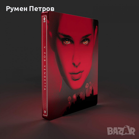 V FOR VENDETTA - 4K+Blu Ray Steelbook - TITANS OF CULT Special Edition, снимка 3 - Blu-Ray филми - 36575032