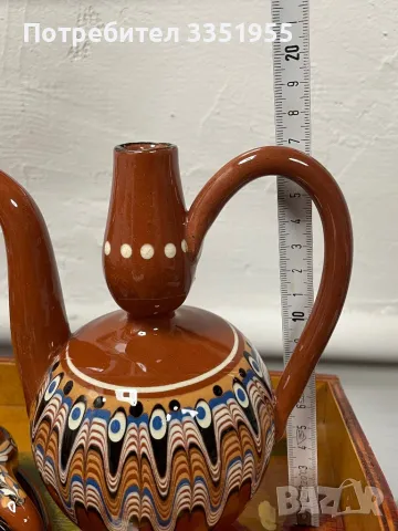 Сервиз за Ракия Троянска Керамика, снимка 16 - Сервизи - 50356772