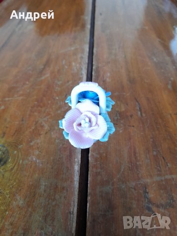 Стар порцеланов сувенир, снимка 2 - Други ценни предмети - 34916835