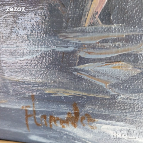 Авторска картина масло върху платно, снимка 9 - Картини - 53184962