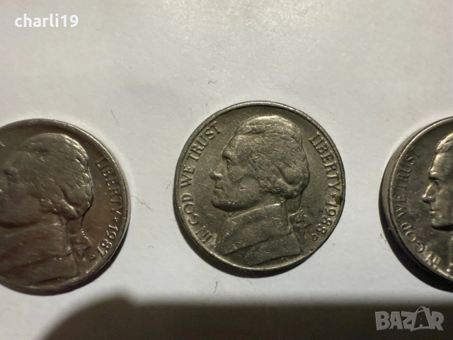 4 американски монети , снимка 5 - Нумизматика и бонистика - 53344354