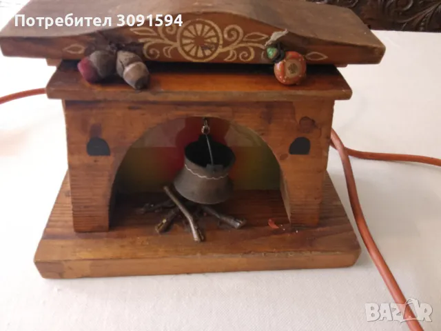 Етно българска лампа тип камина 