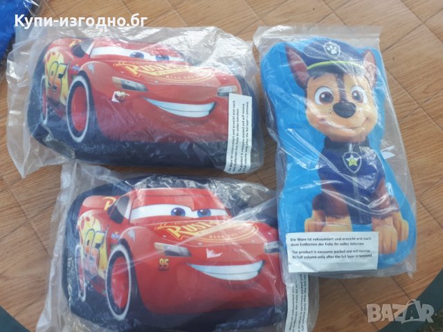 Детски възглавници - Disney McQueen , Paw Patrol , Чисто нови , Внос Германия, снимка 1 - Бебешки легла и матраци - 30070811