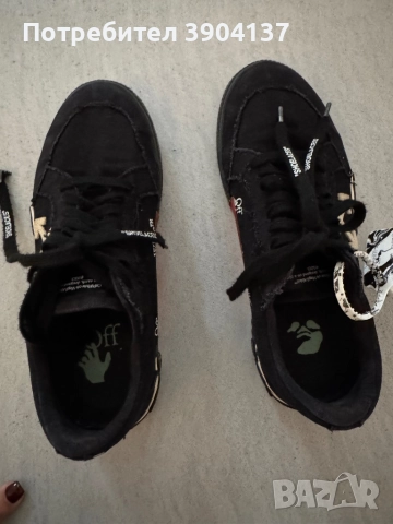 Мъжки обувки OFF WHITE 43номер, абсолютно запазени и изпрани, снимка 5 - Ежедневни обувки - 52465724