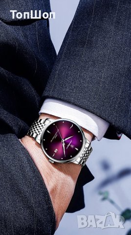 Луксозен мъжки бизнес часовник, снимка 10 - Мъжки - 37310405