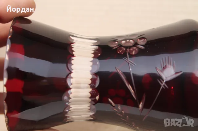 Кристална ваза ''бохемия'', снимка 11 - Вази - 49651669